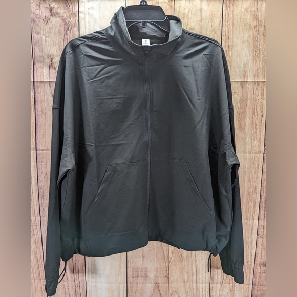 90 degree black lightweight yoga jacket with pockets size L NWOT - Picture 5 of 6